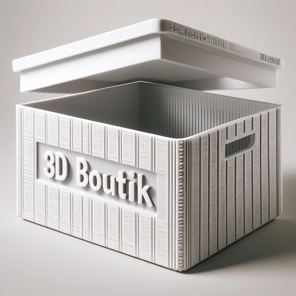 une boîte de rangement imprimée en 3D