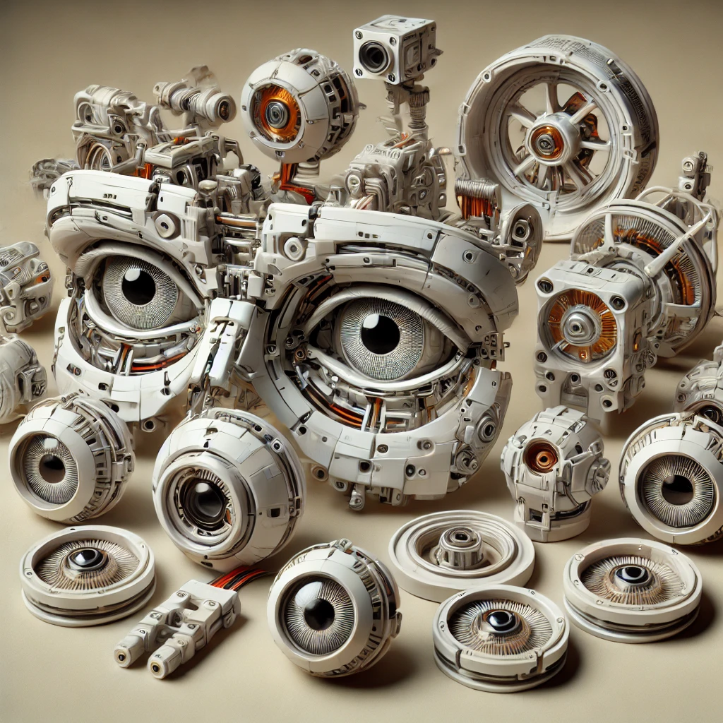 yeux animatroniques de remplacement imprimés en 3D