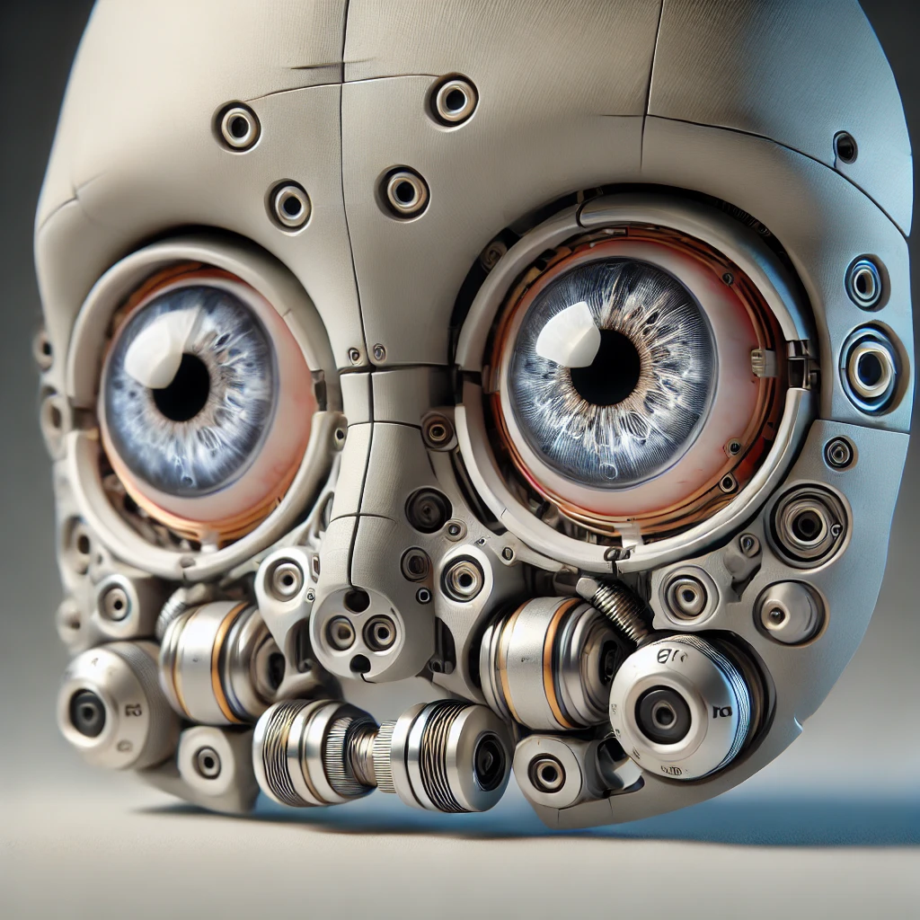 Une paire d'yeux animatroniques imprimée en 3D