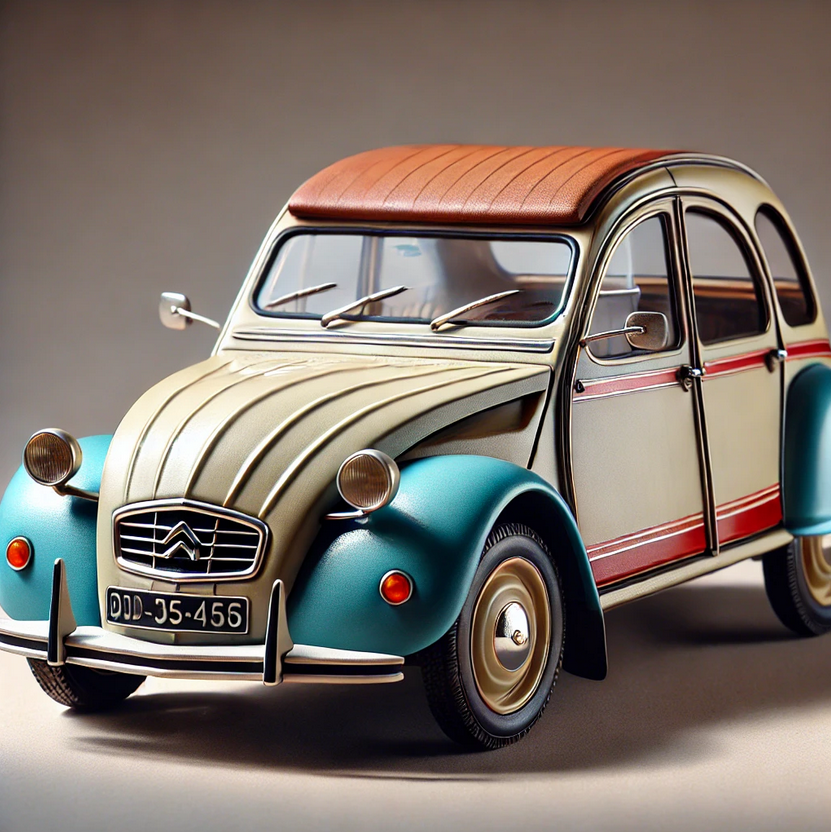 Voiture classique Citroën 2CV miniature